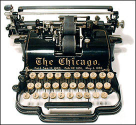 Máquina de Escribir The Chicago 1