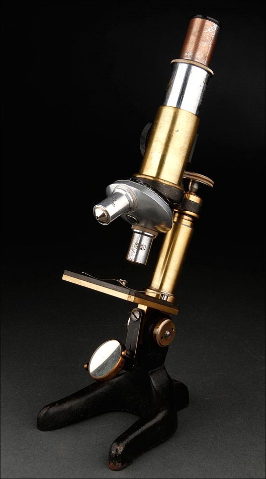 microscopio antiguo, Nachet, antiguedades científicas, antiguedades opticas