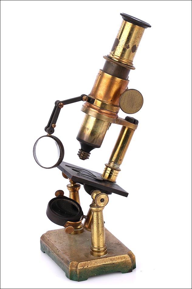 Microscopio de doble pilar Radiguet Opticien
