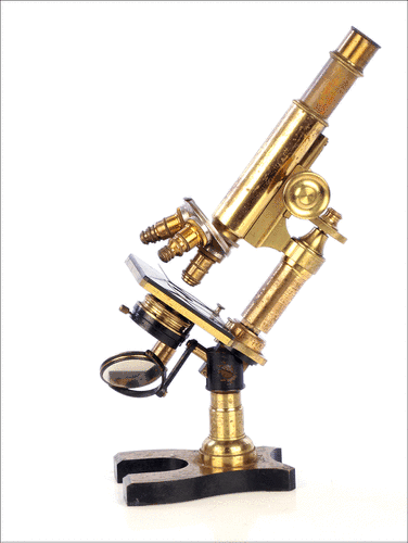 Antiguo Microscopio Francés Nachet