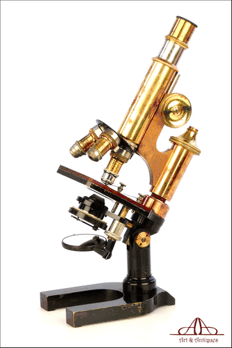 Antiguo Microscopio Leitz Wetzlar. 1908