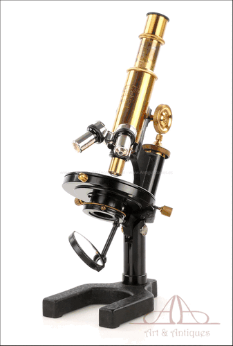 Microscopio Antiguo Carl Zeiss. Alemania, 1930