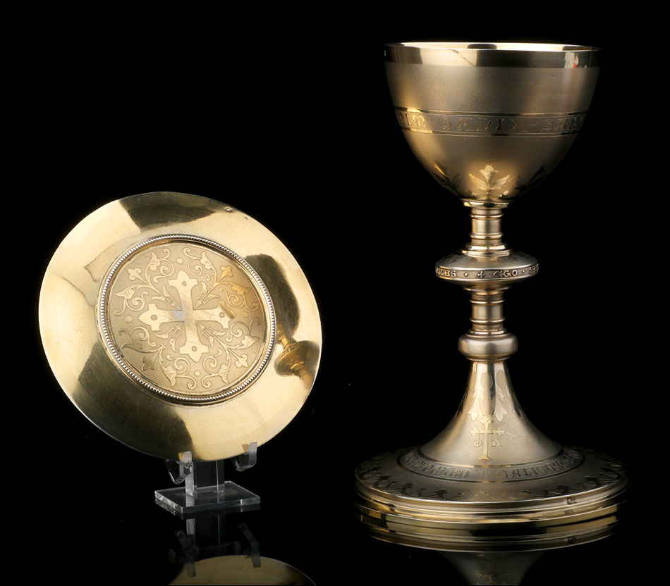 Cáliz Antiguo de Plata. Francia 1900.