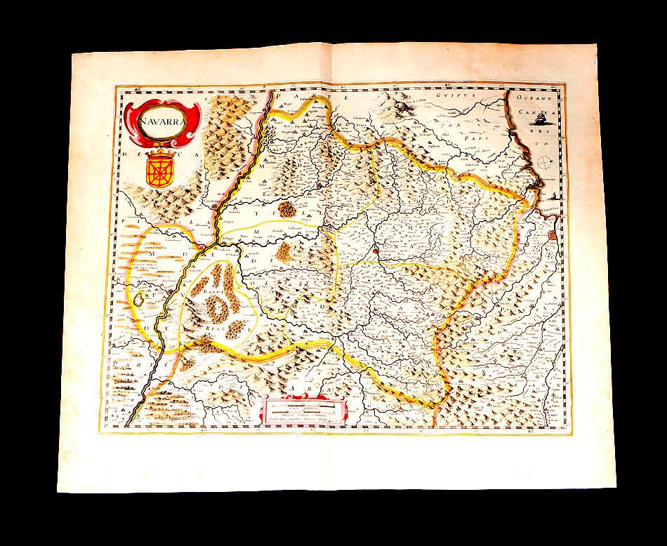 Mapa de Navarra Antiguo