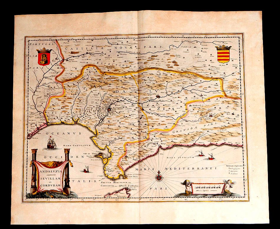 Mapa Antiguo de Andalucía, Antiguo, 1638