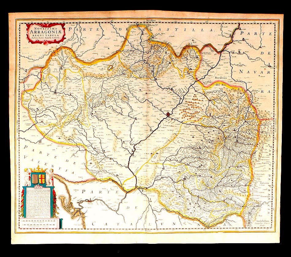 Antiguo Mapa de Aragón