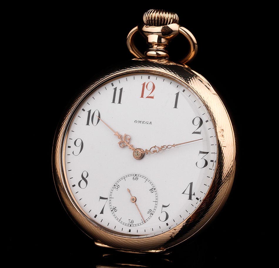 Precioso Reloj de Omega Chapado en Oro. Año 1920. Muy Bien Conservado y Funcionando