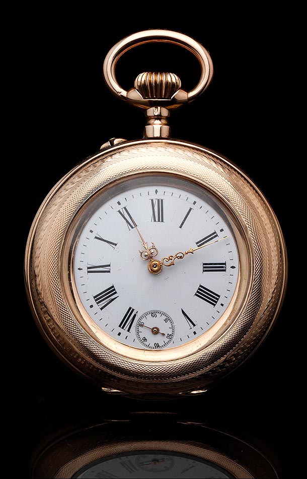 reloj de bolsillo antiguo de oro
