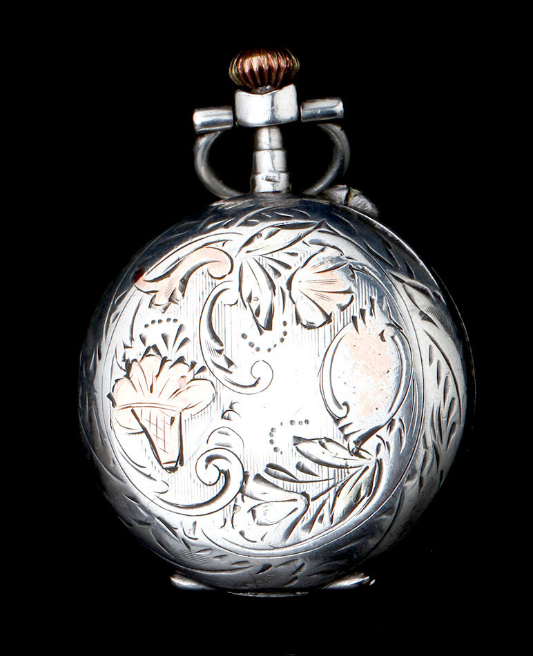 Antiguo Reloj de Bolsillo de Señora Francés, 1890