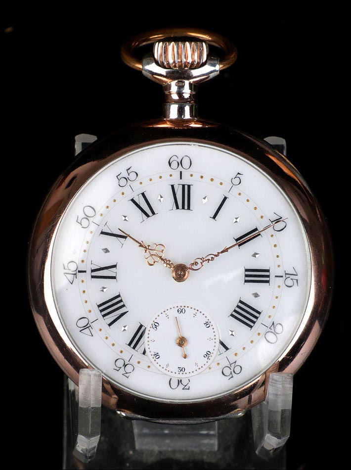 Antiguo Reloj de Bolsillo Suizo de Plata. 1910
