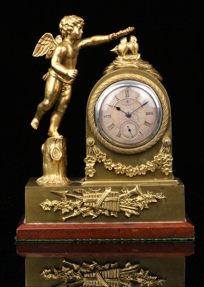 Soporte Para Relojes de Bolsillo Antiguo con Reloj de Bolsillo.