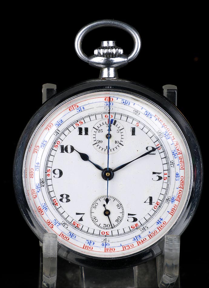Antiguo Reloj de Bolsillo con Cronómetro. Circa 1930