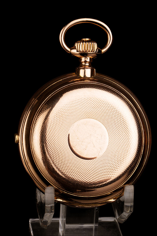 Antiguo Reloj de Bolsillo. Cronómetro. Oro Macizo de 18K. Suiza, 1885