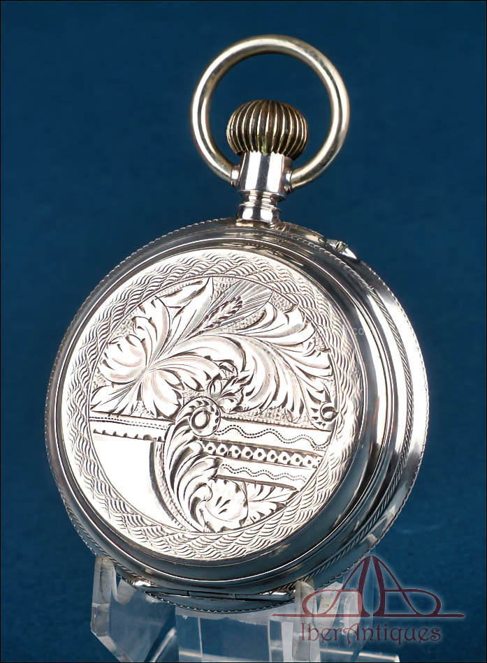Antiguo Reloj de Bolsillo de 15 Rubíes. Suiza, 1880–1890