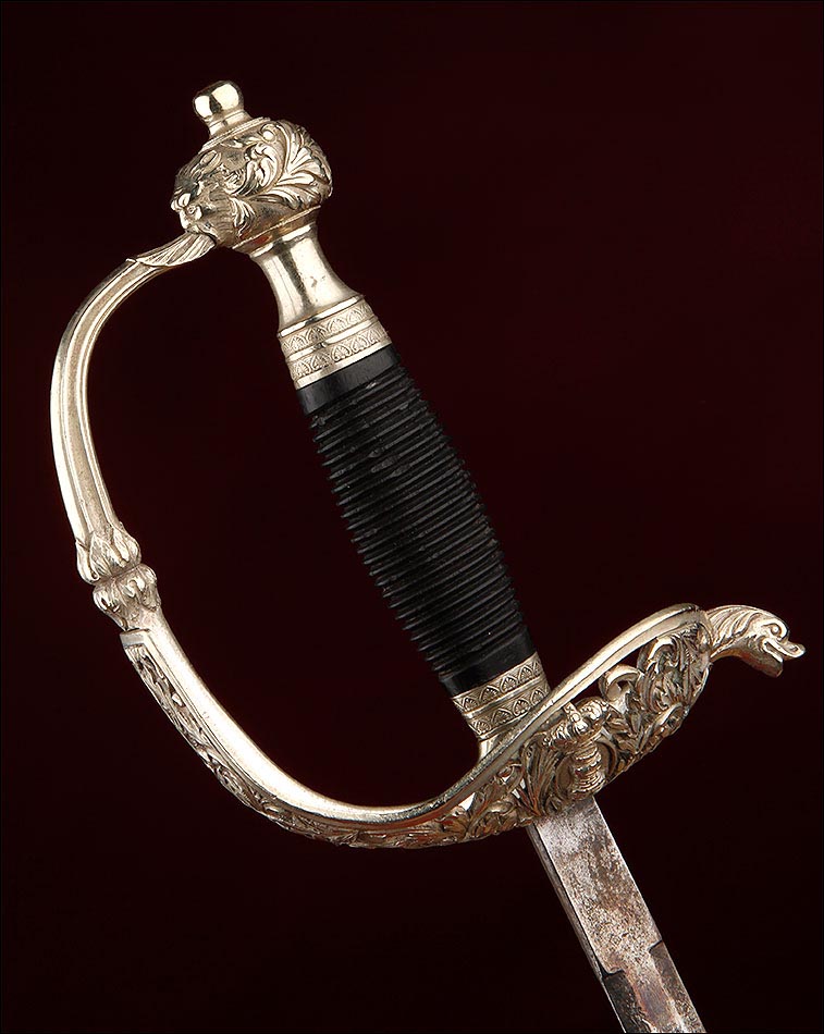 Espada de Ceñir para Oficial de Ingenieros, Modelo 1860.
