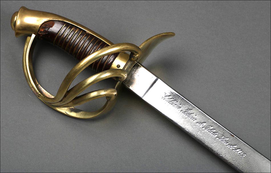 Espada de Caballería Ligera Modelo 1840. Antigua. España, 1855