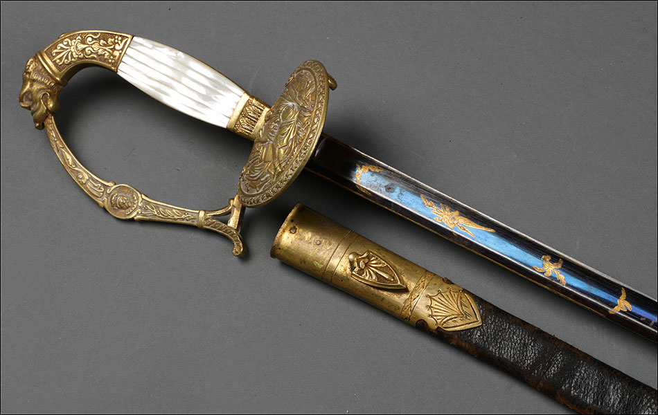 Espada de Oficial Superior Francés. Francia, Circa 1830