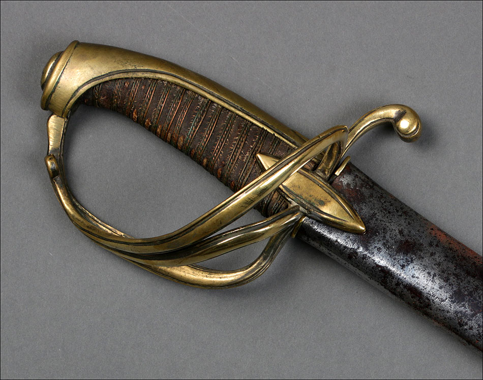 Espada Napoleónica Antigua. Oficial de Caballería Ligera. Mod. An XI. Francia, Circa 1810