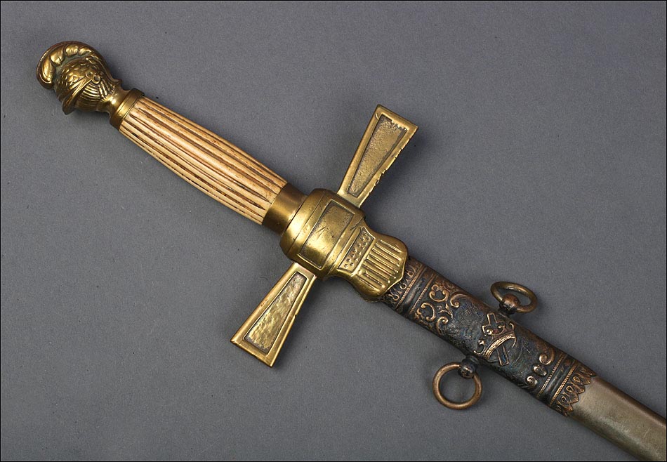 Espada Fraternal Americana Antigua. USA, 1900