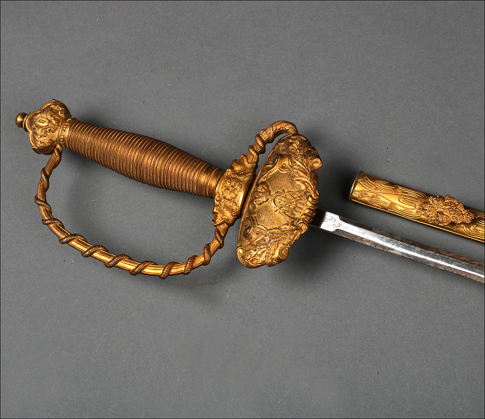 Espada de Ceñir Española de Gentilhombre de Cámara. Rey Alfonso XIII.