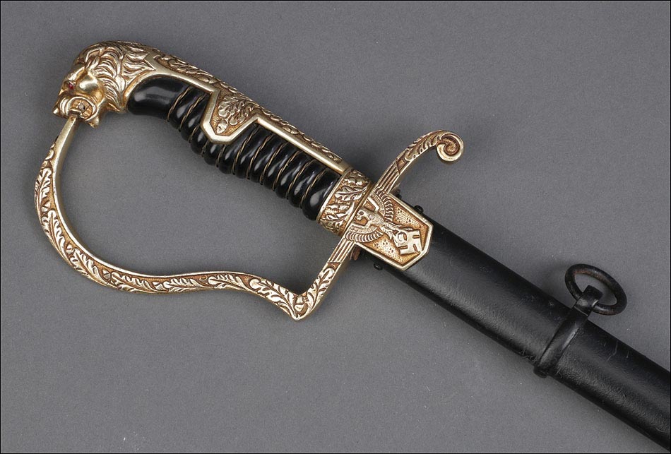 Espada Antigua de Suboficial de Infantería Alemán Nazi. Alemania, Circa 1940
