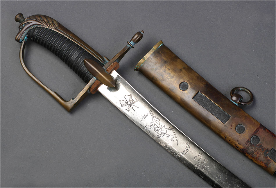 Rara Espada Antigua de Caballería. Circa 1900