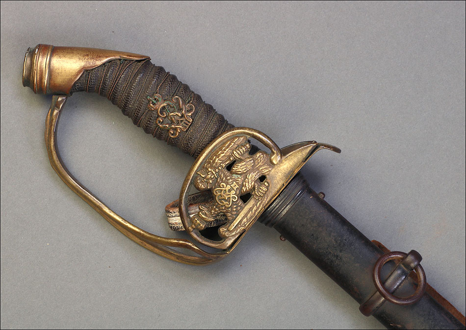 Espada o Sable de Oficial de Infantería Prusiano. Alemania 1900