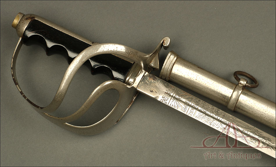 Espada Italiana Modelo 1888 para Oficial de Caballería