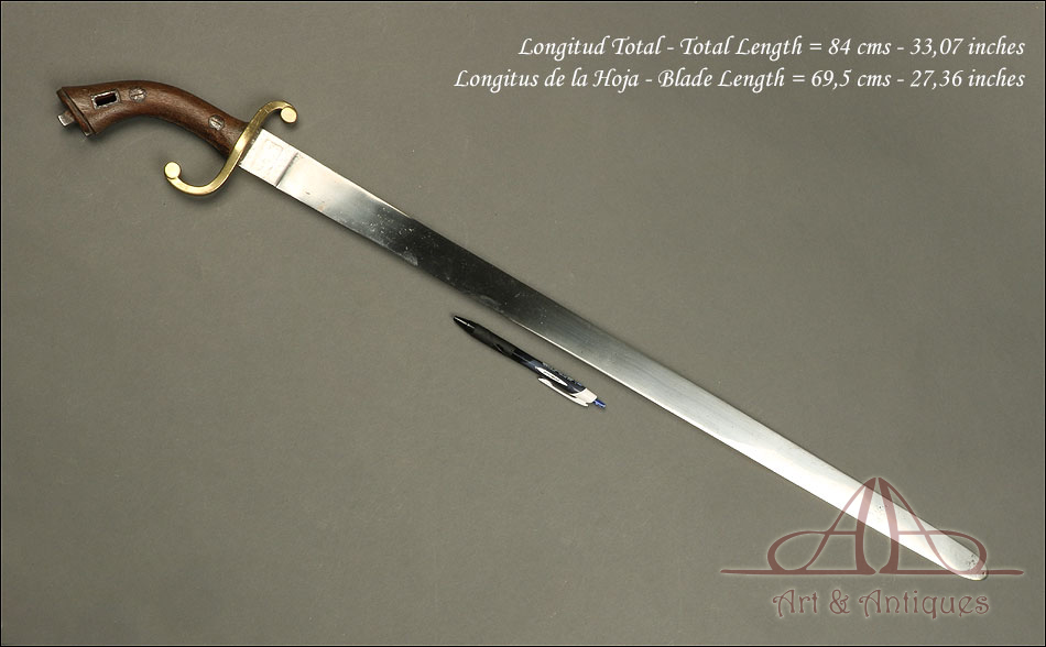 Antiguo Machete Español. Fuerzas de Seguridad Modelo 1906. España