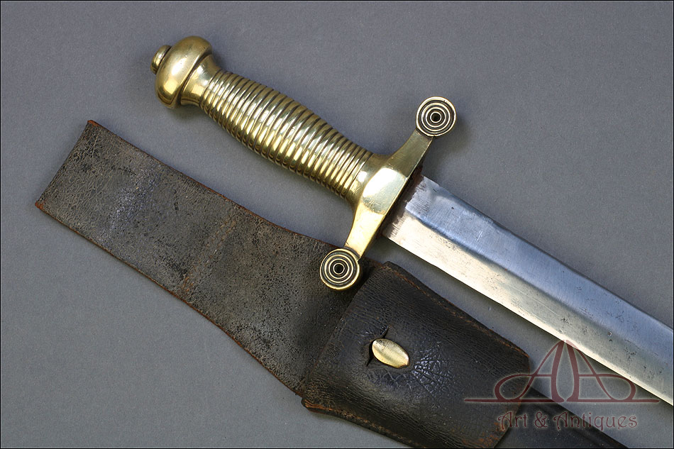 Machete Francés Modelo 1855 Zapador Bombero. Francia, 1860