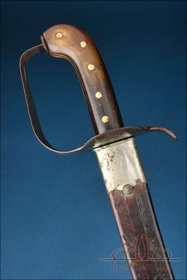 Machete Antiguo usado por tropas españolas en Cuba circa 1890