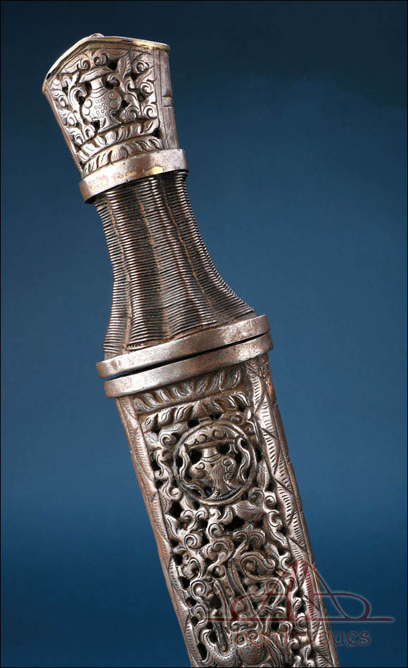 Antigua Espada Corta Tibetana. Tíbet s. XIX
