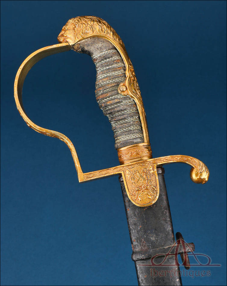 Antiguo Sable de Oficial de Caballería. 1ª Guerra Mundial. Alemania, 1910-18