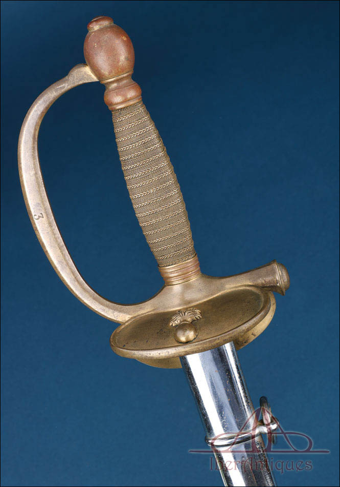 Antigua Espada de Suboficial de Infantería Modelo 1884. Francia