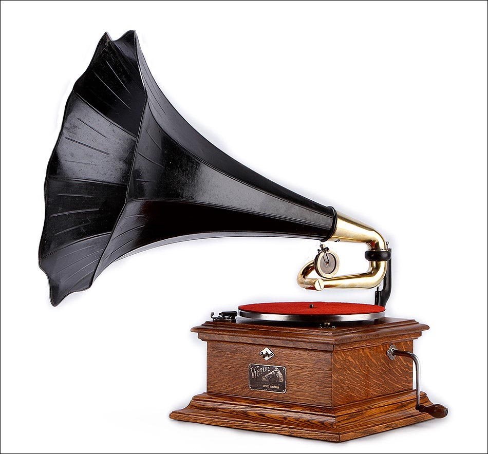 Gramófono Antiguo La Voz de Su Amo