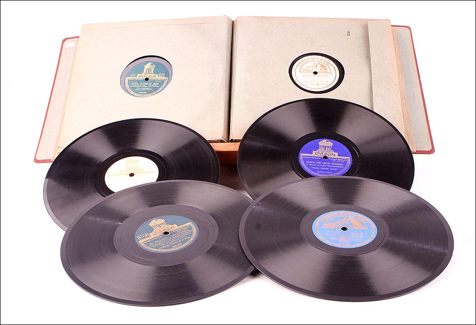 Discos de Piedra para Gramófono de 78 rpm - Musica Española