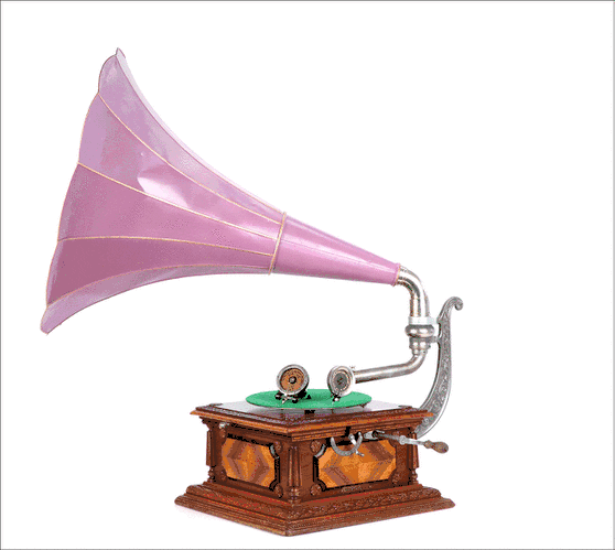 Gramófono Pathephone 12 Antiguo. Francia, 1910.
