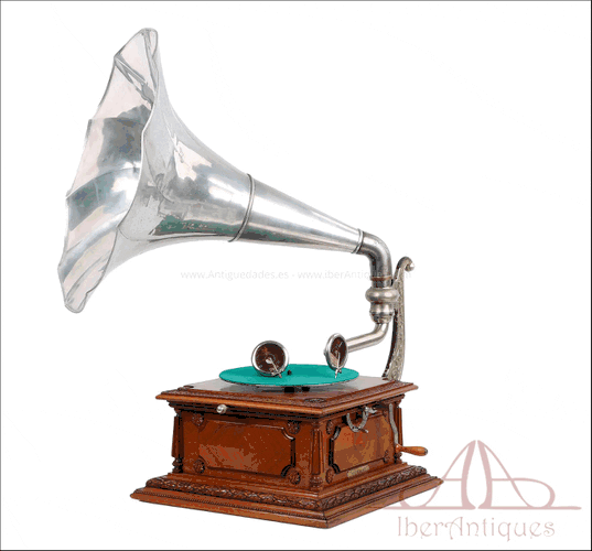 Antiguo Gramófono Pathé Pathéphone Nº12.Francia circa 1915