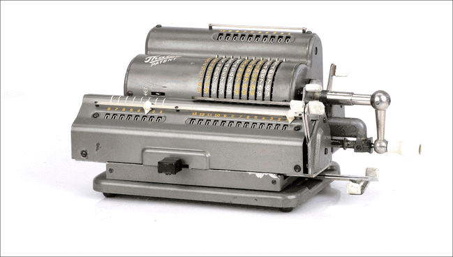 Máquina de calcular Thales. Alemania, Circa 1950