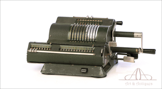Antigua Calculadora Mecánica. Funcionando. 1940