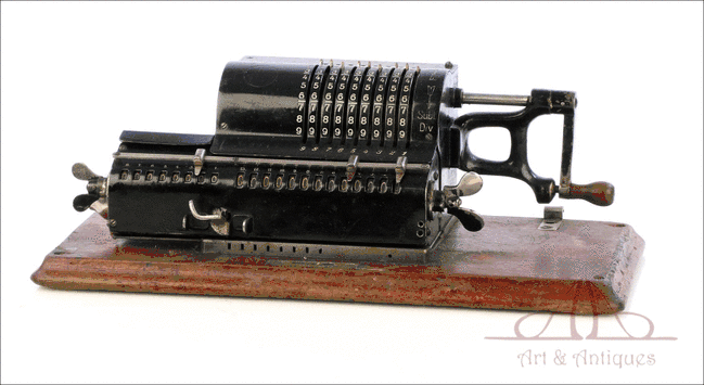 Antigua Calculadora Trinks Brunsviga. Alemania, 1905