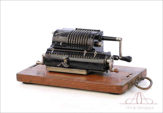 prestar apilar Chicle Calculadora Mecánica Antigua Rema Modelo 1. Alemania, Circa 1920