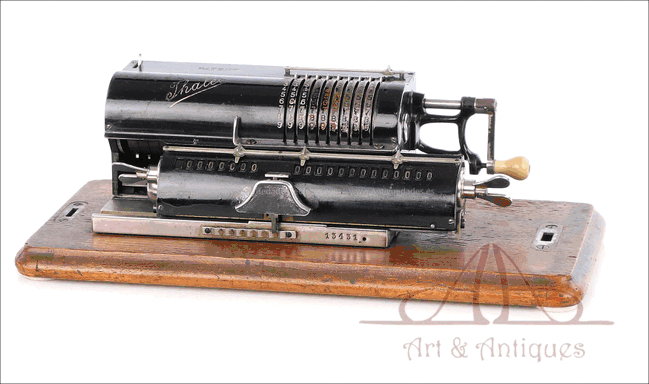 Calculadora Antigua Thales Modelo B. Alemania, Circa 1915