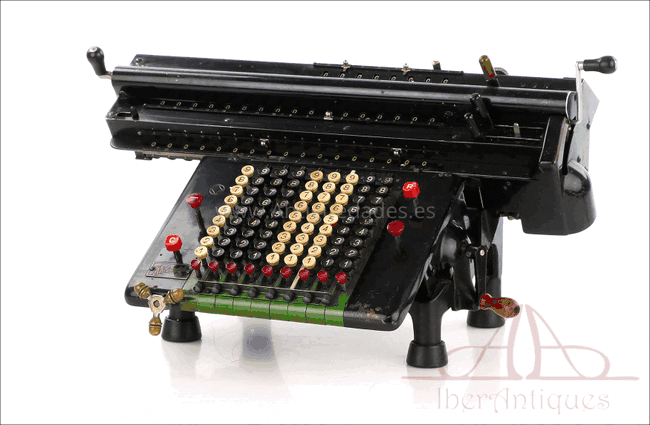 Antique Mechanical Calculator Rheinmetall Model Iic. Germany, 1925