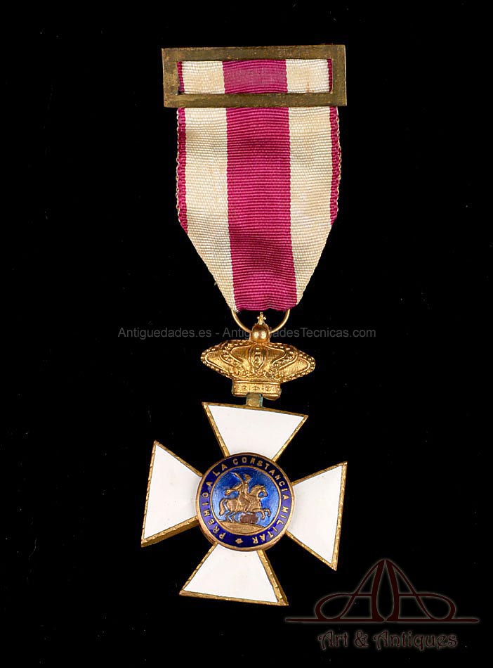 Medalla Orden de San Hermenegildo. Época Alfonso XIII