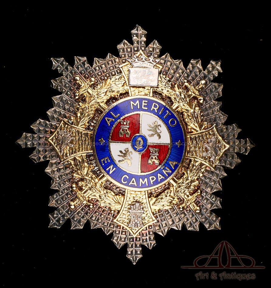 Medalla Cruz al Mérito en Campaña. Oficiales. Guerra Civil Española. España