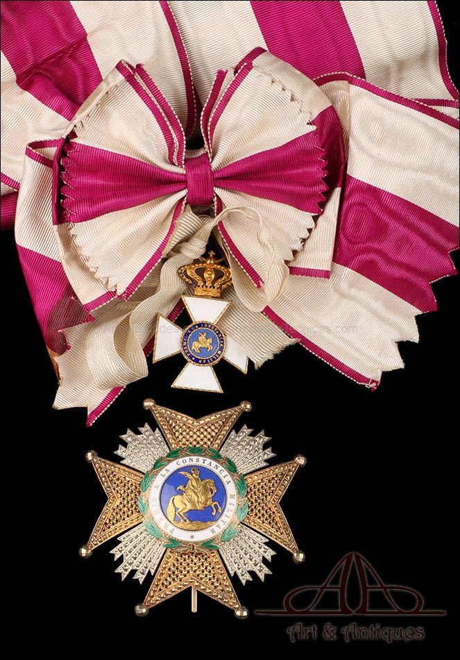 Gran Cruz de la Orden de San Hermenegildo. España, Circa 1915.  Alfonso XIII