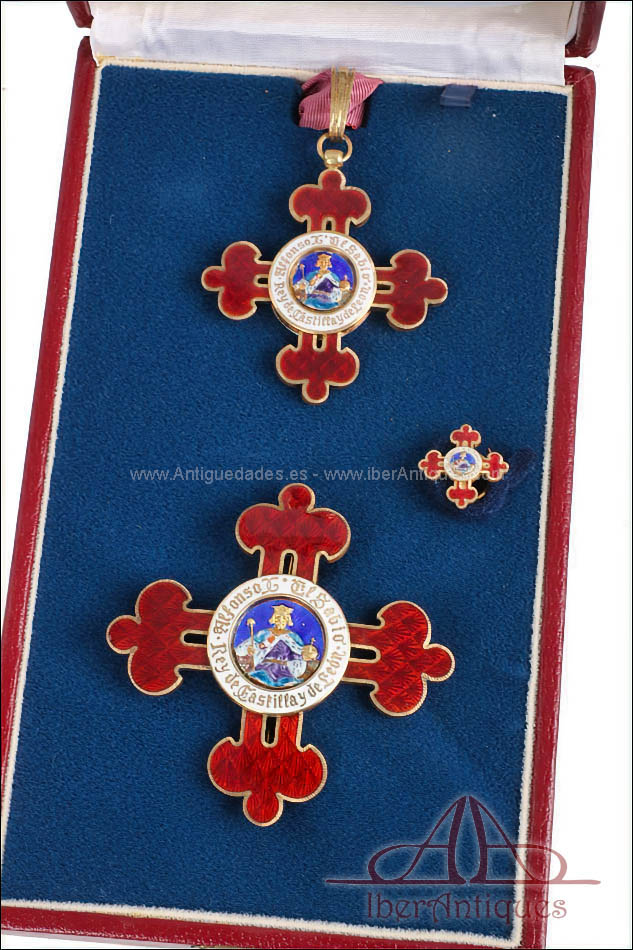 Condecoración española Orden de Alfonso X el Sabio, Encomienda completa, siglo XX