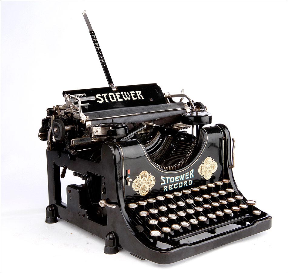 máquina de escribir antigua Stower