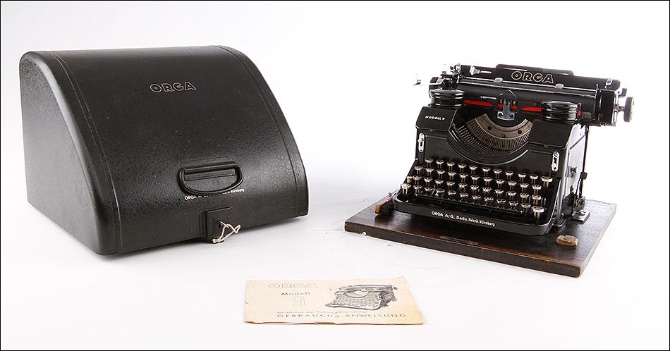 máquina de escribir Orga